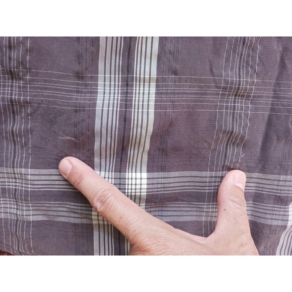 O'Neill Mens Button Up Shirt Size XL Brown Plaid Short Sleeve Y2K Surf Grunge - Picture 7 of 8